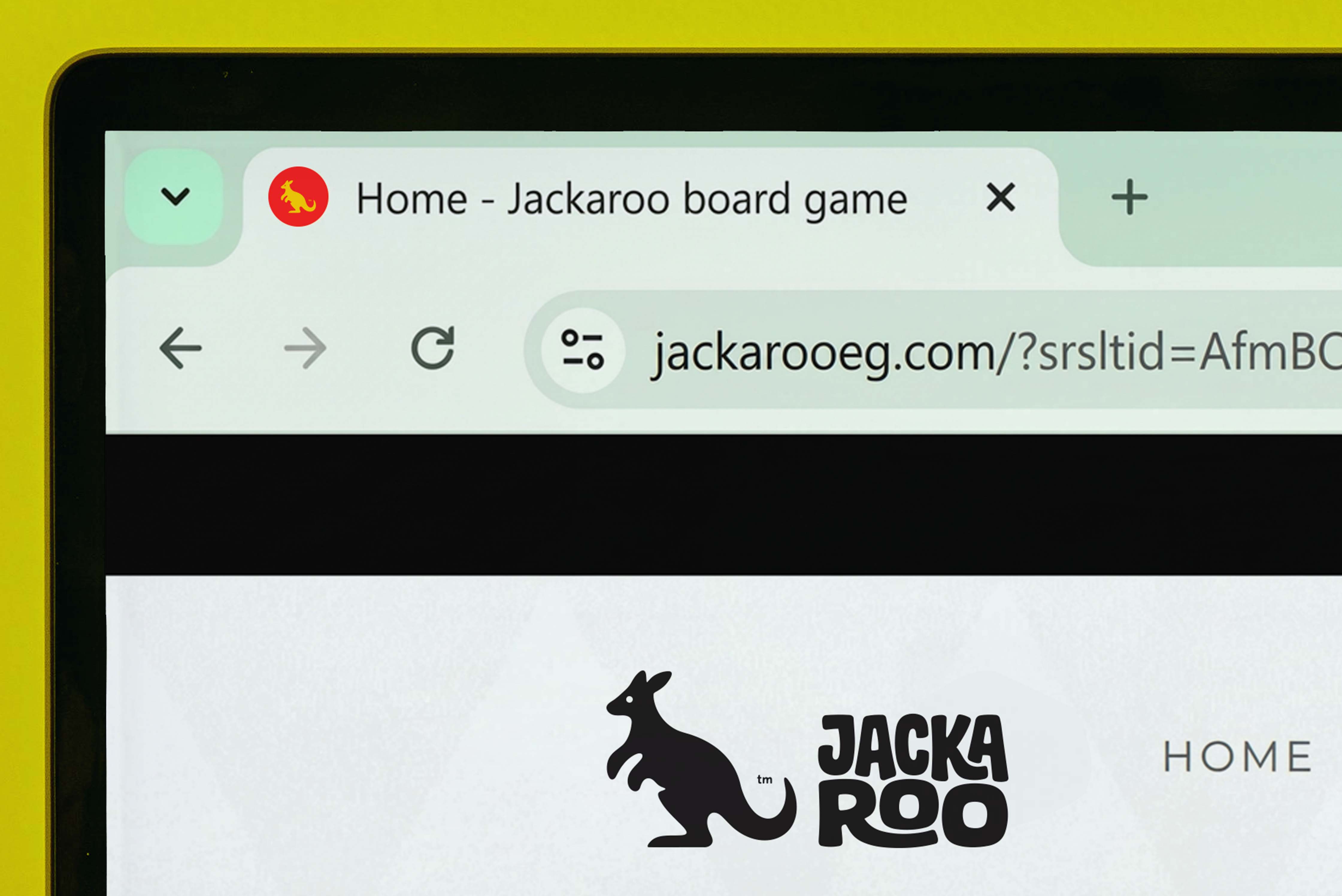 Jackaroo website in the browser